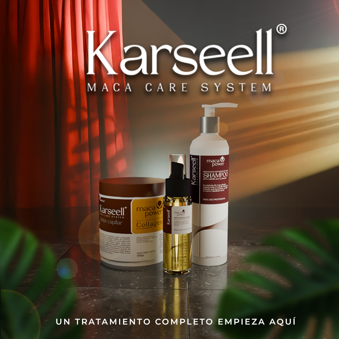 Combo Karseell Profesional – Reparación, Brillo y Antifrizz
