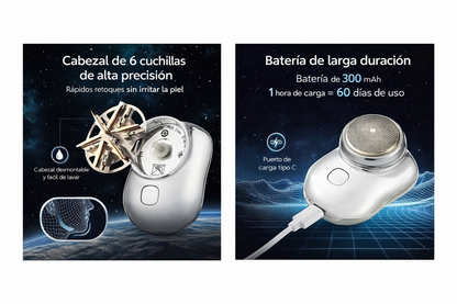SmoothMini™ – Afeitadora Compacta de Precisión