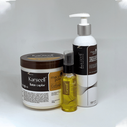 Combo Karseell Profesional – Reparación, Brillo y Antifrizz